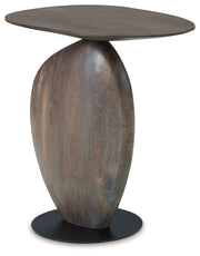 Cormmet - Accent Table - Brown / Black - R&R Furniture Gallery (Fountain Valley, CA)