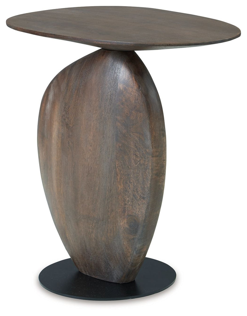 Cormmet - Accent Table - Brown / Black - R&R Furniture Gallery (Fountain Valley, CA)