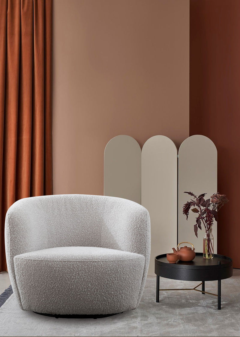 Carina - Swivel Barrel Chair - R&R Furniture Gallery (Fountain Valley, CA)