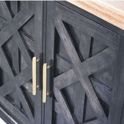 Regal - Rustic Sideboard - Black - R&R Furniture Gallery (Fountain Valley, CA)