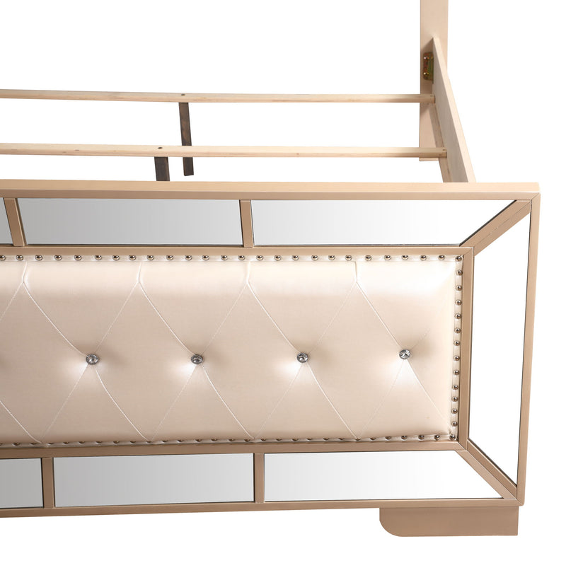 Stylish Contemporary Bed With Minimalist Design - R&R Furniture Gallery (Fountain Valley, CA)