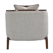 Houston - Chaise - Pebble / Walnut - R&R Furniture Gallery (Fountain Valley, CA)