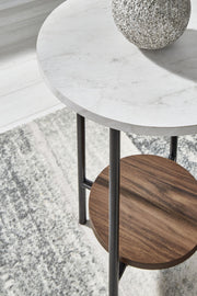 Wrenwich - Occasional Table Set (Set of 3) - Brown / Black / White - R&R Furniture Gallery (Fountain Valley, CA)