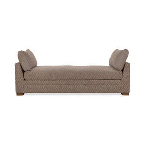 Classic Home Audrey daybed with elegant wooden frame and plush cushion, ideal for guest rooms or cozy living spaces.