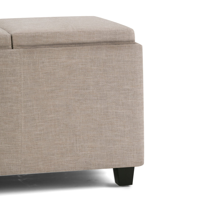 Avalon - Upholstered Storage Ottoman - R&R Furniture Gallery (Fountain Valley, CA)
