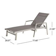 Oxton - Chaise Lounge Stylish Outdoor Seating - R&R Furniture Gallery (Fountain Valley, CA)