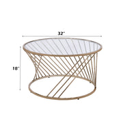 Bluelipe - Coffee Table - Champagne - R&R Furniture Gallery (Fountain Valley, CA)