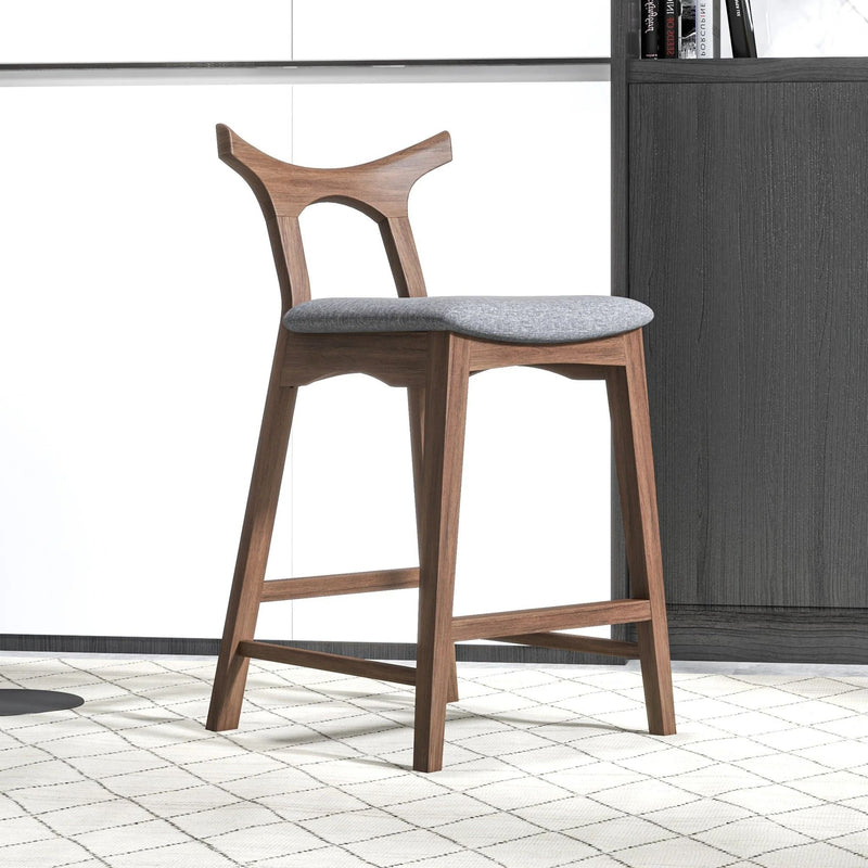 Hester - Upholstered, Square Bar Chair (Set of 2) - R&R Furniture Gallery (Fountain Valley, CA)
