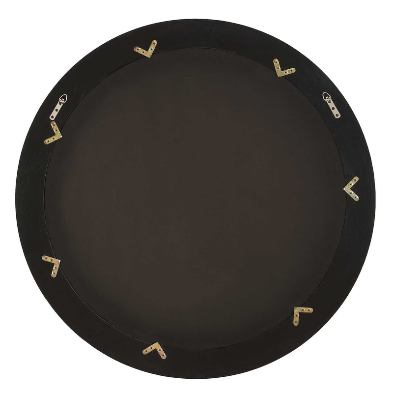 Frontier - Round Wood Mirror - Woodtone