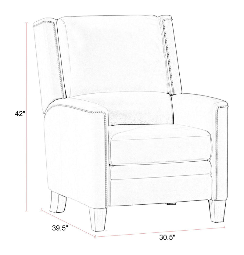 Connor - Power High Leg Recliner - R&R Furniture Gallery (Fountain Valley, CA)