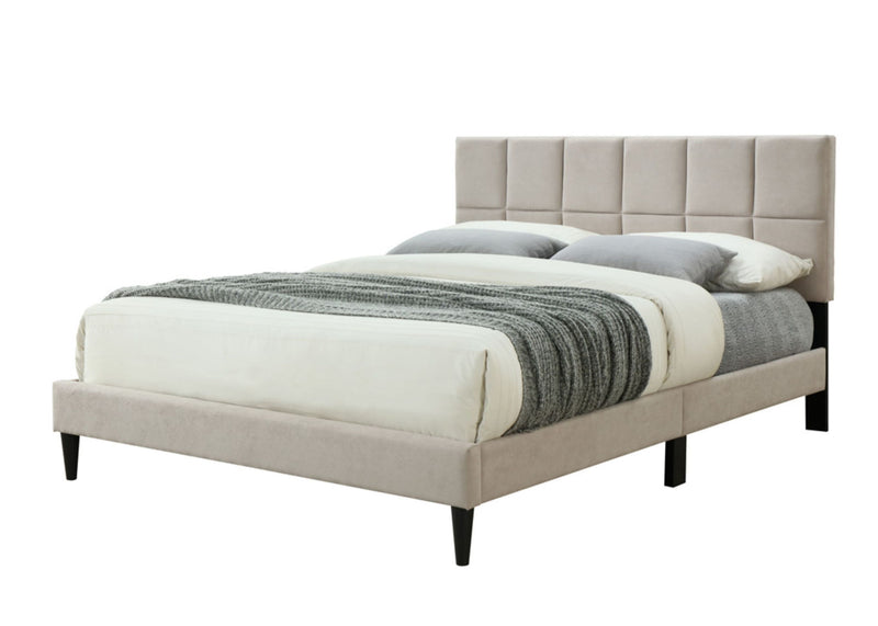 Full Sized Squares Bed With USB - R&R Furniture Gallery (Fountain Valley, CA)