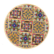 Outdoor Side Table With Tile Mosaic Table Top - Yellow - R&R Furniture Gallery (Fountain Valley, CA)