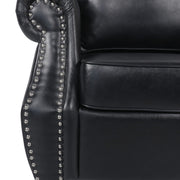 Contemporary Club Chair With Nailhead Trim And Rolled Armrests - R&R Furniture Gallery (Fountain Valley, CA)