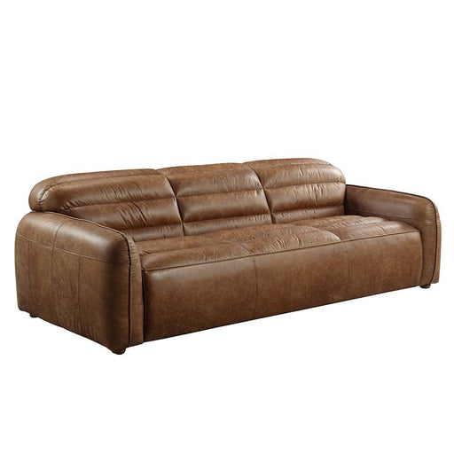 Rafer - Sofa - Cocoa Top Grain Leather - R&R Furniture Gallery (Fountain Valley, CA)