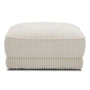 Utopia - Ottoman With Casters - Mega Ivory - R&R Furniture Gallery (Fountain Valley, CA)