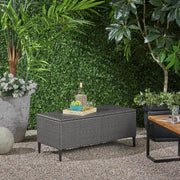 Rupert - Storage Unit Resin Wicker Outdoor - R&R Furniture Gallery (Fountain Valley, CA)