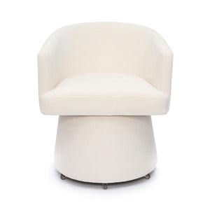 Kristen - Upcycled Chenille Rolling Desk Chair - R&R Furniture Gallery (Fountain Valley, CA)