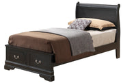 Upholstered Panel Sleigh Bed Design - R&R Furniture Gallery (Fountain Valley, CA)
