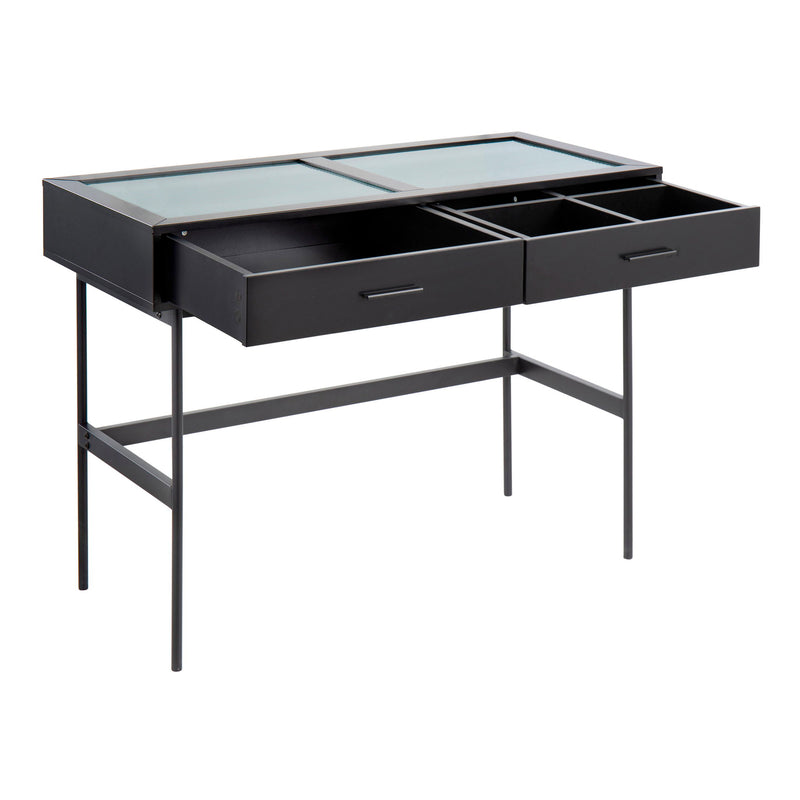Lumi Source Emery contemporary console table with sleek design, featuring a smooth surface and modern style for entryways or living rooms.