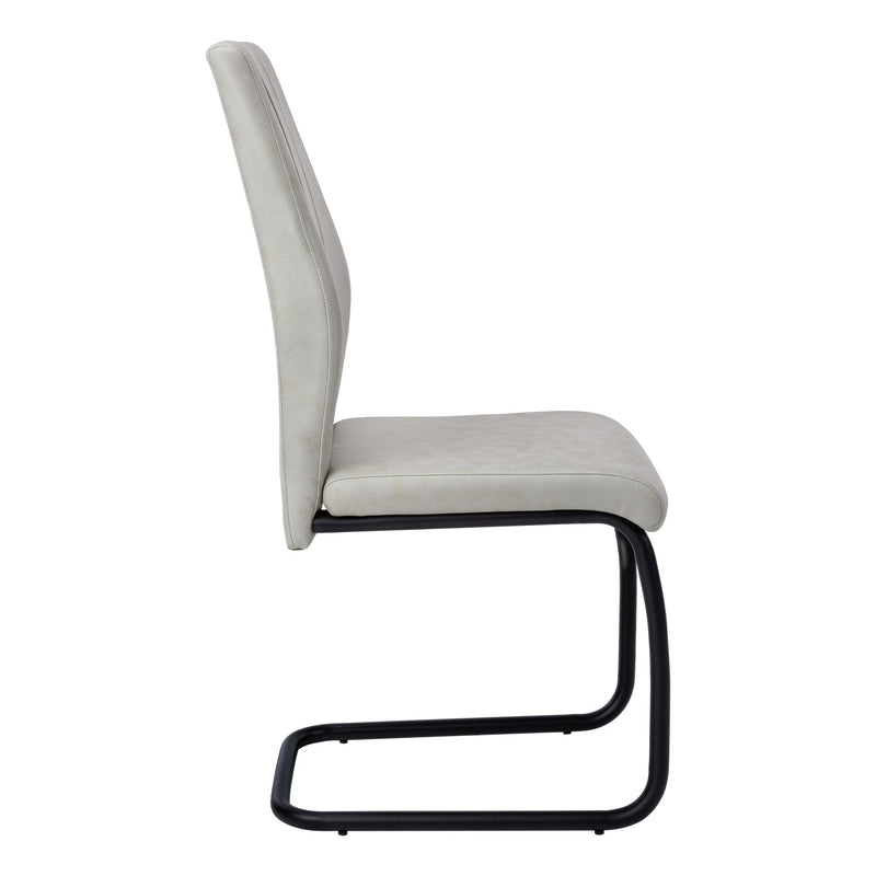 Dining Chair, Side, Upholstered For Dining Room, Contemporary & Modern (Set of 2) - R&R Furniture Gallery (Fountain Valley, CA)