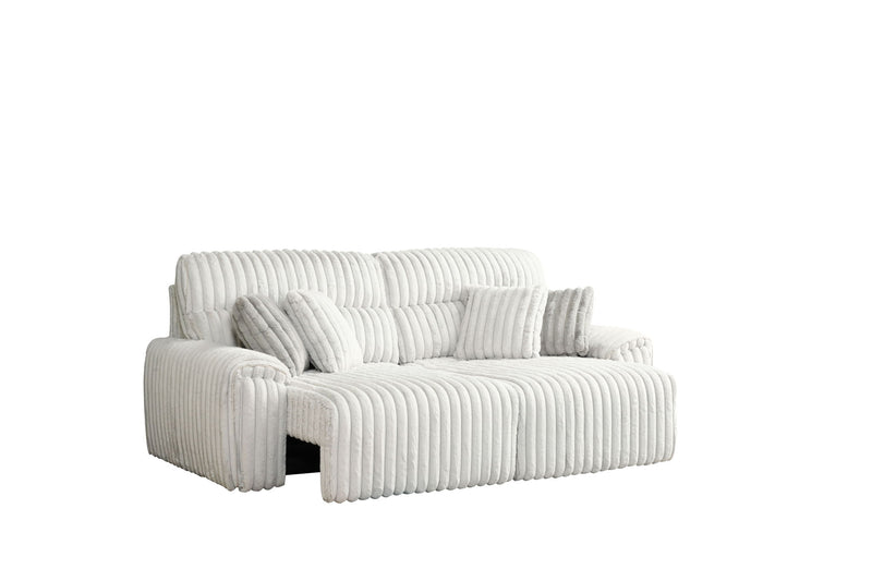 Jaya - Power Motion Sofa With Sleeper & USB Port - Light Gray