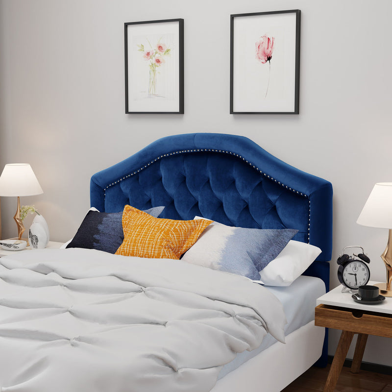 Kaarina - Contemporary Tufted Fabric Headboard - R&R Furniture Gallery (Fountain Valley, CA)