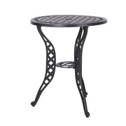 Bono Metal Bistro Set - Black - R&R Furniture Gallery (Fountain Valley, CA)