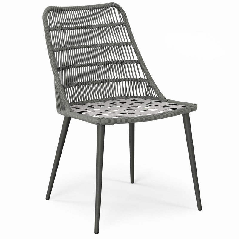 Beachside - Outdoor Dining Chair (Set of 2) - Gray - R&R Furniture Gallery (Fountain Valley, CA)