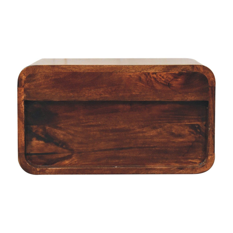 Curved Wall Mounted Bedside Nightstand - R&R Furniture Gallery (Fountain Valley, CA)