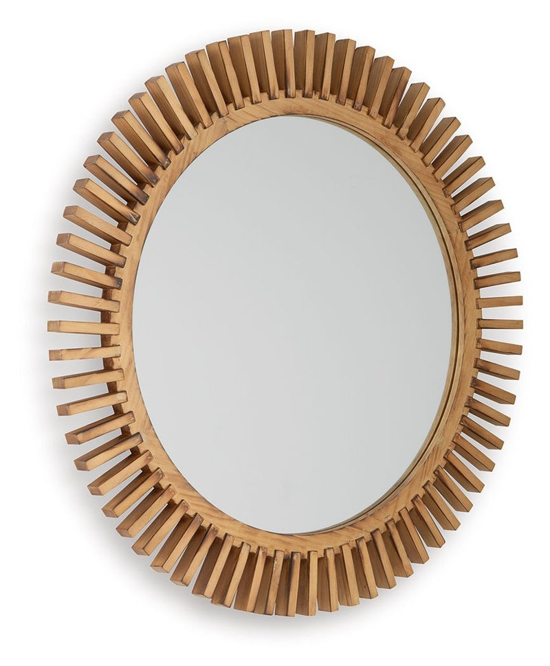 Tedwell - Accent Mirror - Brown - R&R Furniture Gallery (Fountain Valley, CA)
