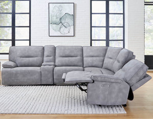 Gladiator - 6 Piece Modular Power Reclining Sectional