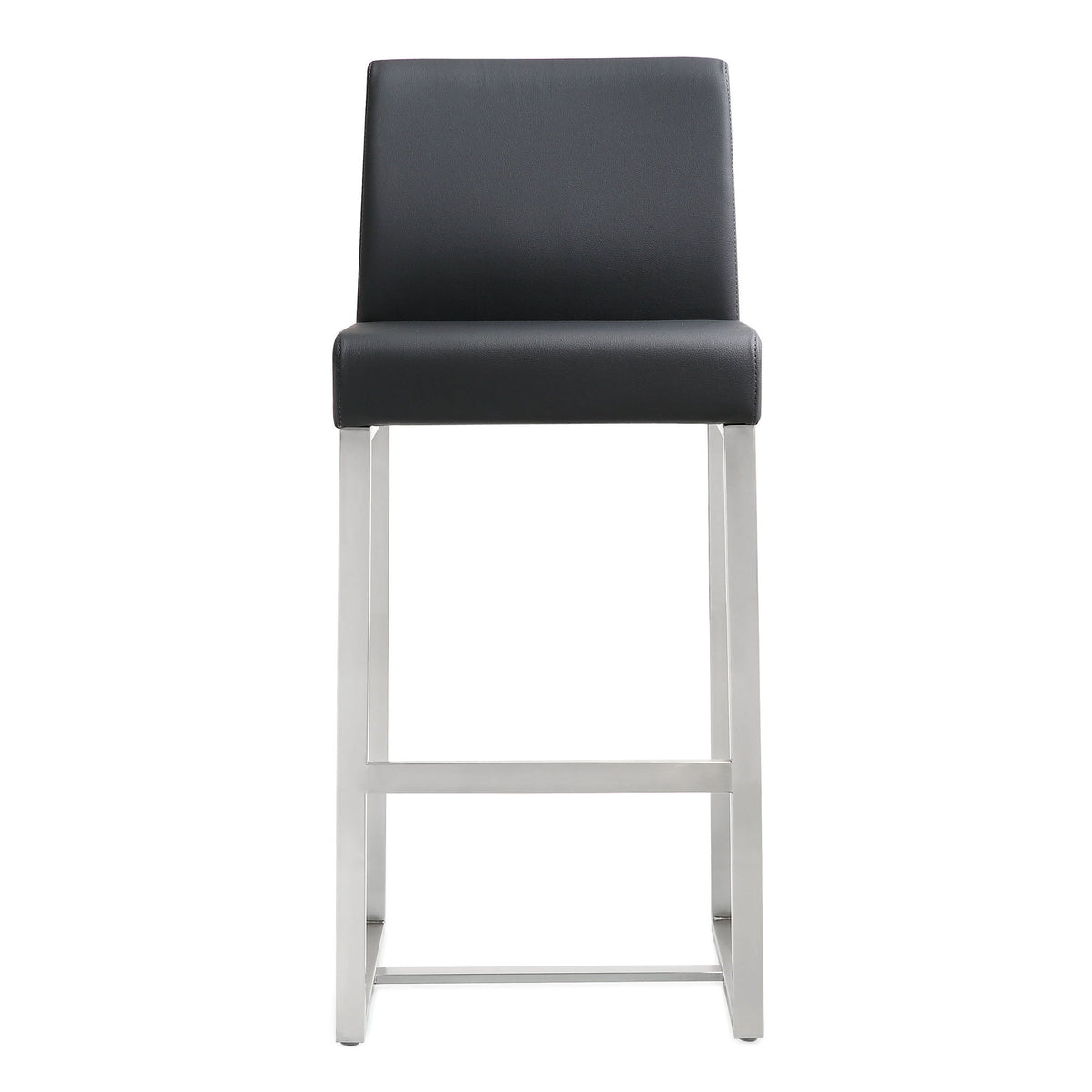 Denmark - Stainless Steel Counter Stool (Set of 2) - R&R Furniture Gallery (Fountain Valley, CA)