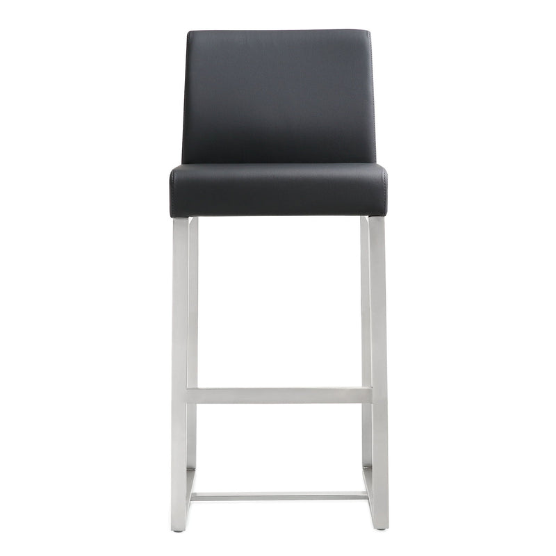 Denmark - Stainless Steel Counter Stool (Set of 2) - R&R Furniture Gallery (Fountain Valley, CA)