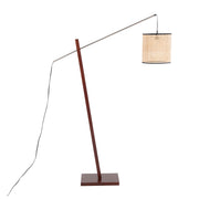 Lumi Source Arturo contemporary floor lamp with sleek metal stand and adjustable arm, modern lighting for living room or office.