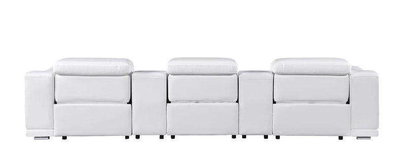 9762 - 5-Piece Modular Power Reclining Sofa And Loveseat Set With 3 Power Recliners In