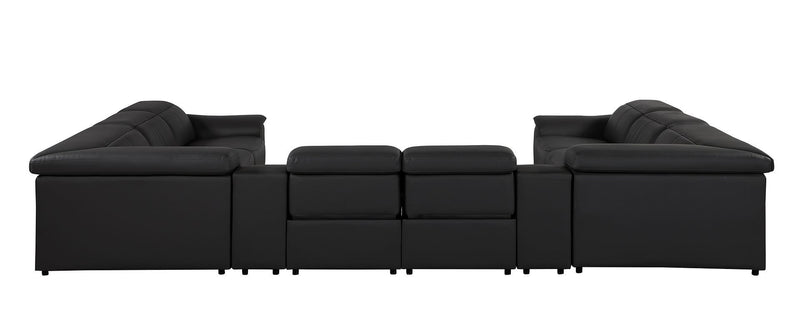 9762 - 10-Piece U Shaped Sectional Sofa With 4 Power Recliners