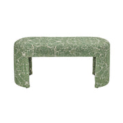 Greenspace - Round Upholstered Bench - Green - R&R Furniture Gallery (Fountain Valley, CA)