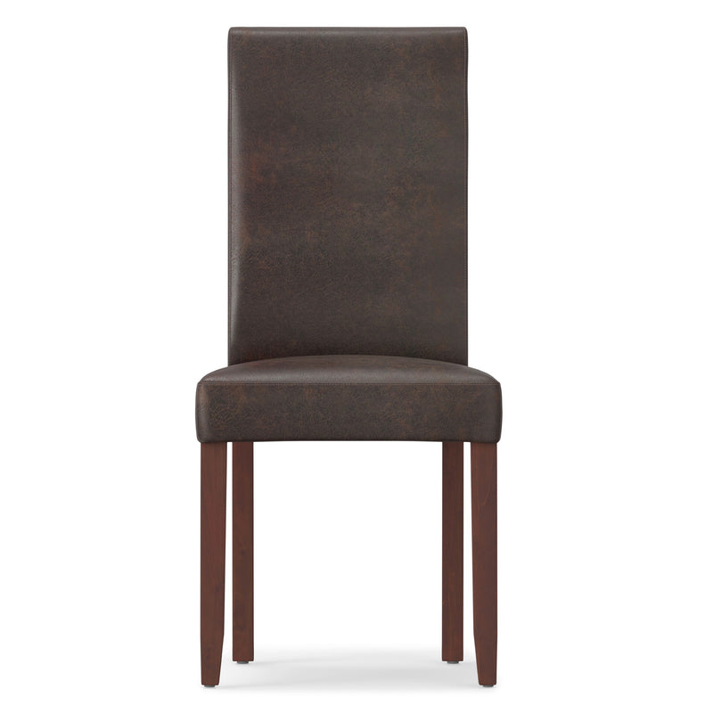 Acadian - Upholstered Parson Dining Chair (Set of 2) - R&R Furniture Gallery (Fountain Valley, CA)