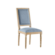 French Country Style Dining Chair With Upholstered Seating And Fluted Legs - R&R Furniture Gallery (Fountain Valley, CA)