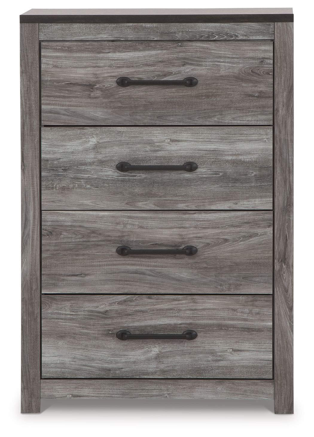 Bronyan - Four Drawer Chest - Dark Gray - R&R Furniture Gallery (Fountain Valley, CA)