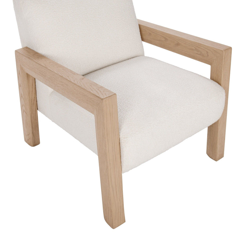 Aliza - Upholstered Accent Chair - Ivory - R&R Furniture Gallery (Fountain Valley, CA)