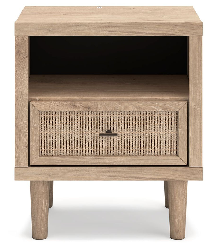 Cielden - One Drawer Night Stand - Two-Tone - R&R Furniture Gallery (Fountain Valley, CA)