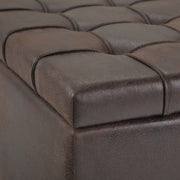 Harrison - Large Coffee Table Storage Ottoman - R&R Furniture Gallery (Fountain Valley, CA)