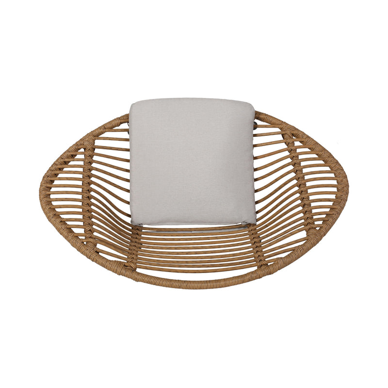 Cordella - Outdoor Woven Wicker Chairs With Cushions, (Set of 2) - R&R Furniture Gallery (Fountain Valley, CA)
