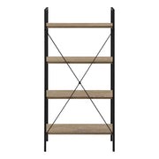 Bookshelf, Bookcase, 4 Tier, Office, Bedroom, Contemporary, Modern - R&R Furniture Gallery (Fountain Valley, CA)