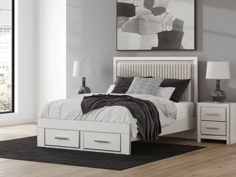 Zuraleus - Upholstered Panel Platform Storage Bed - R&R Furniture Gallery (Fountain Valley, CA)