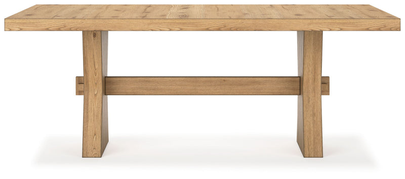 Galliden - Rectangular Dining Room Table - Light Brown - R&R Furniture Gallery (Fountain Valley, CA)