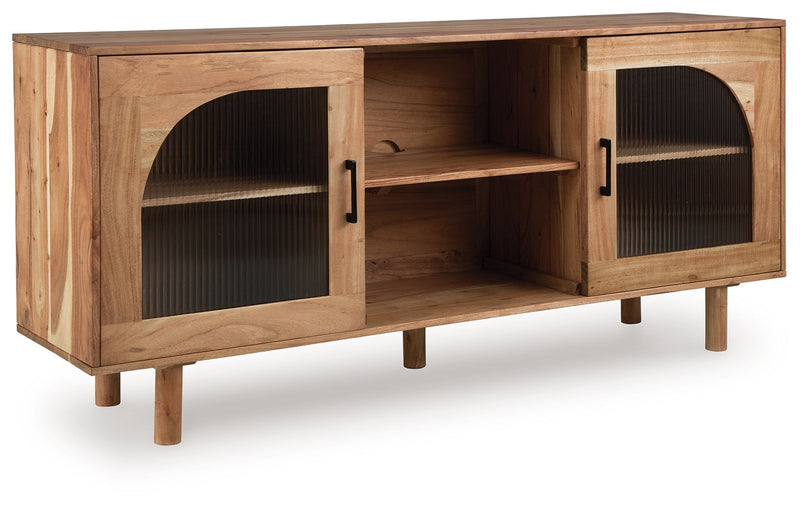 Adway - Accent Cabinet - Natural Brown - R&R Furniture Gallery (Fountain Valley, CA)