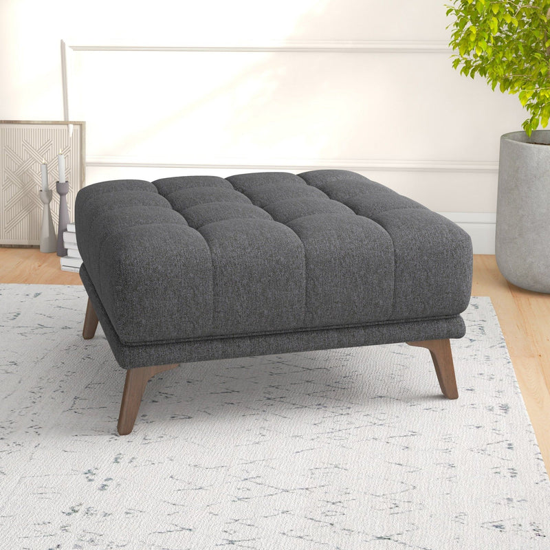 Addison - Square Upholstered Ottoman - R&R Furniture Gallery (Fountain Valley, CA)