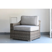 Chic Wide Outdoor Loveseat With Cushions - R&R Furniture Gallery (Fountain Valley, CA)
